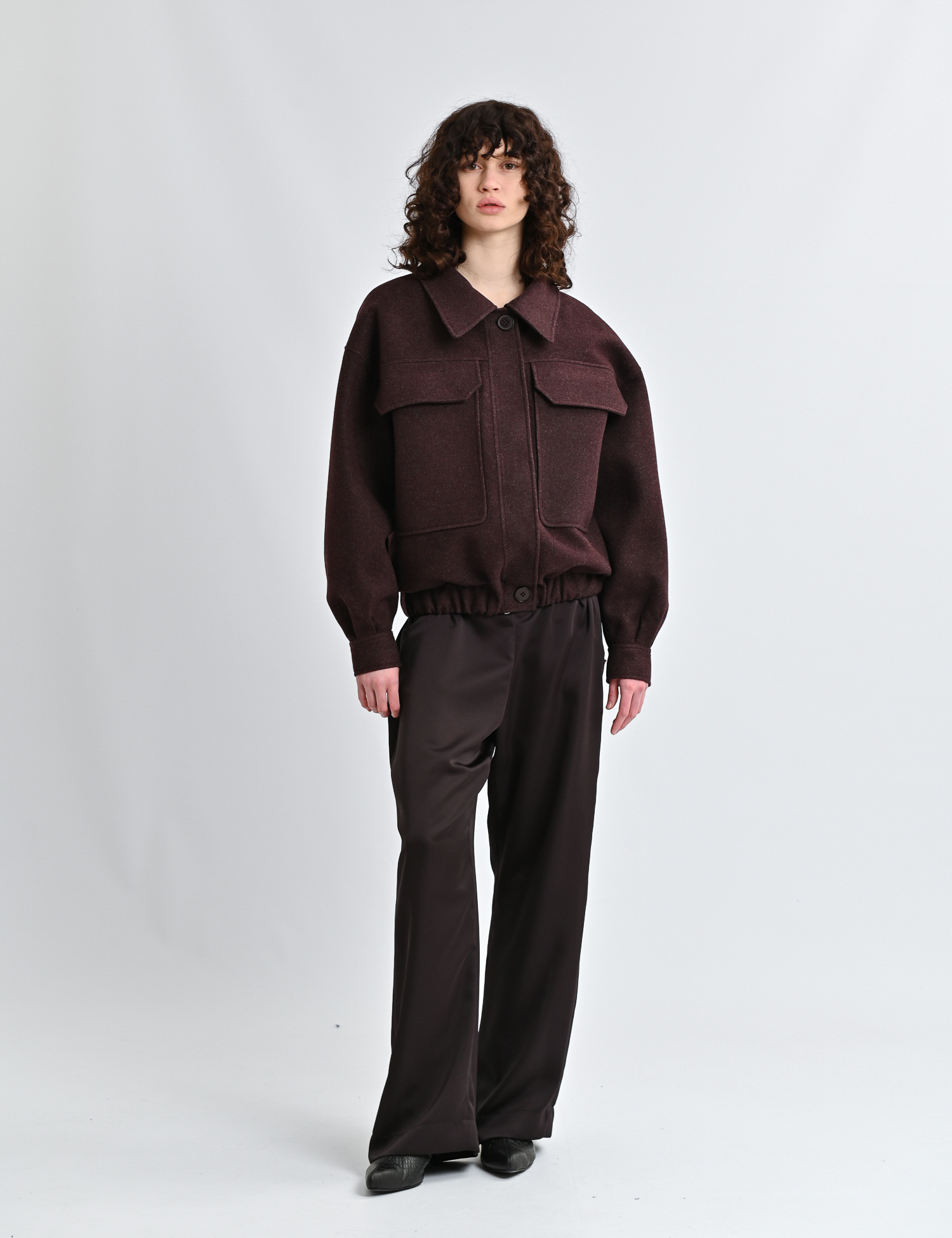 Картинка Куртка бордовий